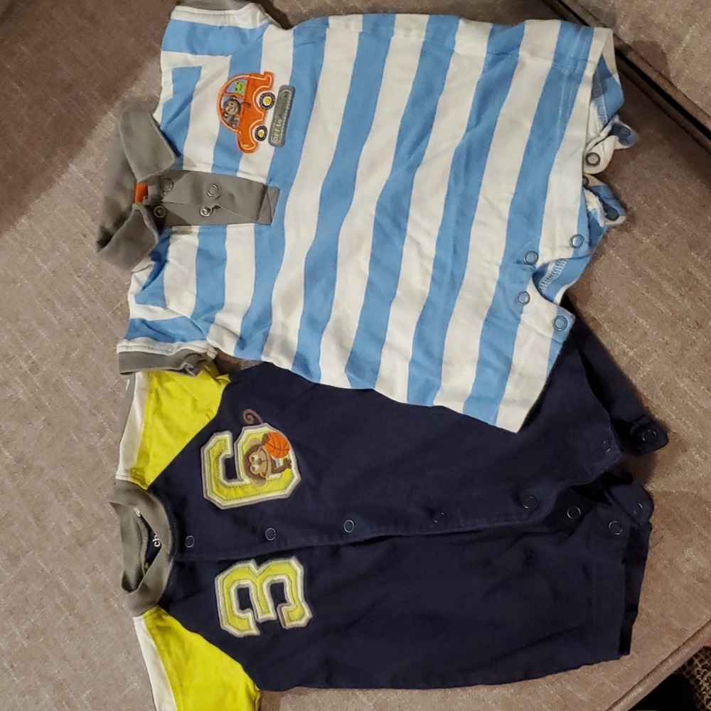 Child of Mine by Carters - Boy Rompers- Size 0-3 months
